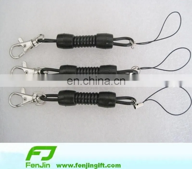 colorful plastic spring coil lanyard