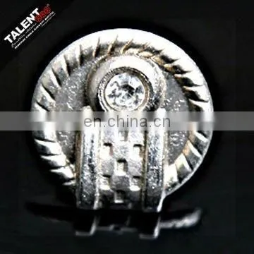 custom private brand name logo Clothes Metal Alloy Button For Jeans