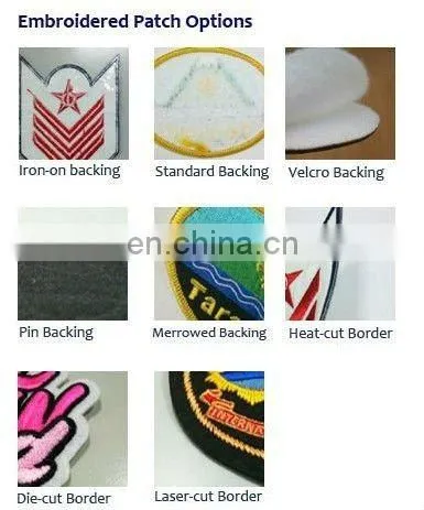 emergency health service embroidery solid patch for paramedic uniforms