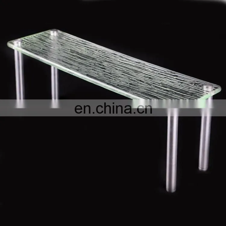 Dongguan manufaction acrylic plastic industrial Imitation glass buffet