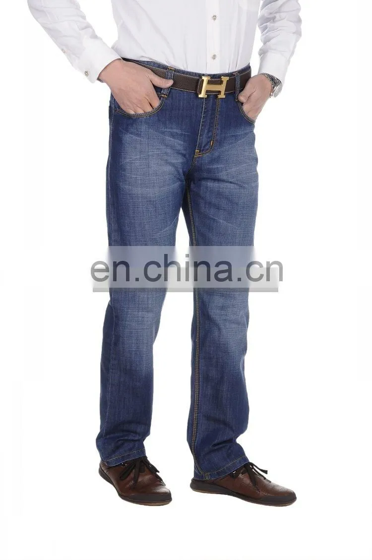 DiZNEW DARK WASHED BLUE 5 POCKET JEANS FOR MEN