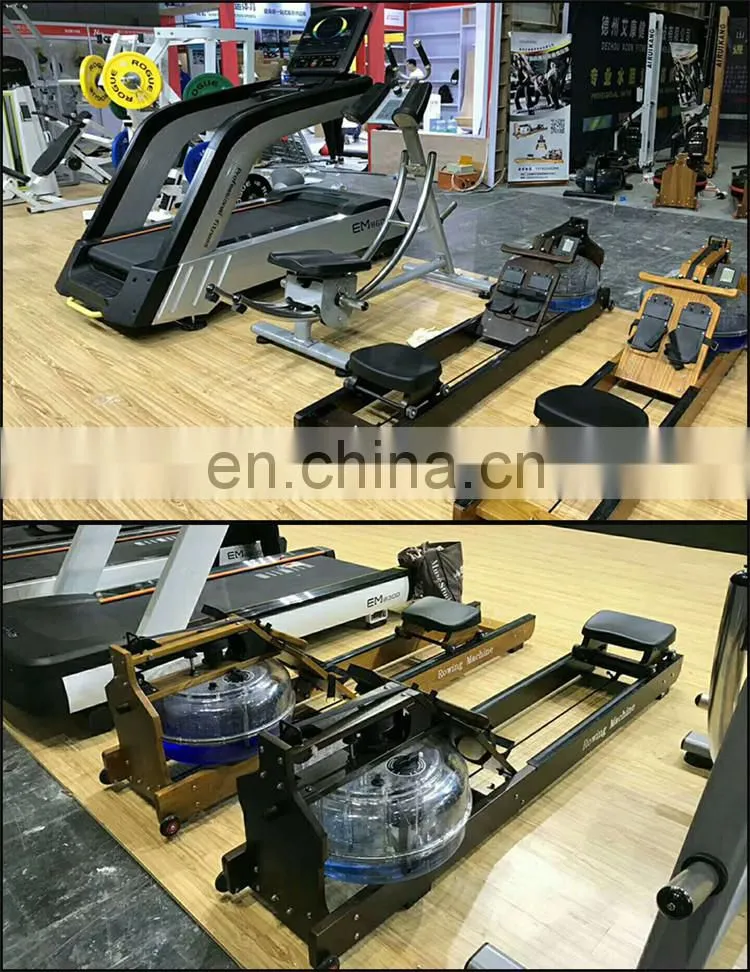 Gym/home commercial fitness equipment rowing machine water rower
