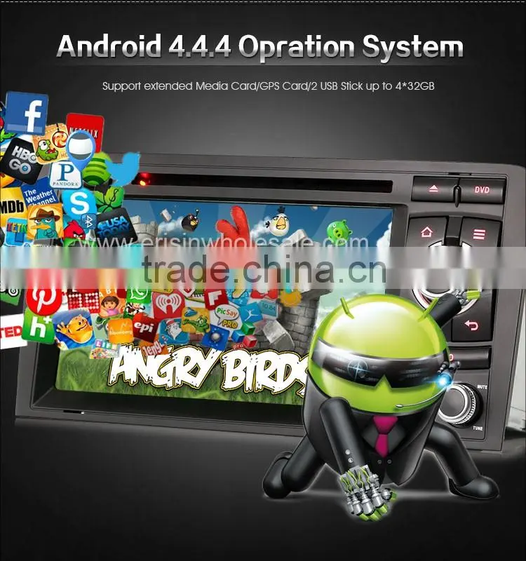 Erisin ES2027A 7" 2 Din Car DVD with Android Can-bus for A3 RNSE-PU