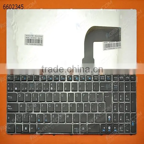 Laptop Keyboard For ASUS G60 GLOSSY FRAME BLACK OEM, SP Layout