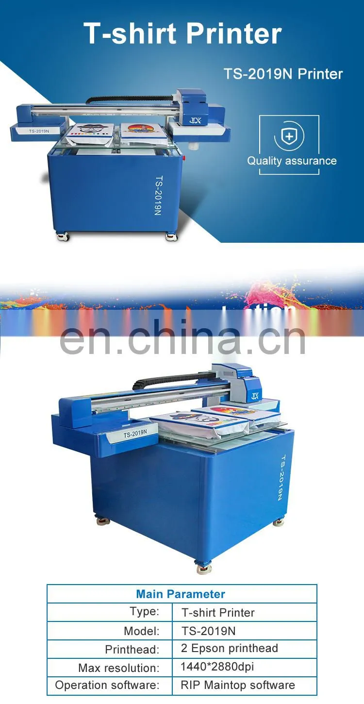 Double Station fabric printer digital textile t shirt printing machine