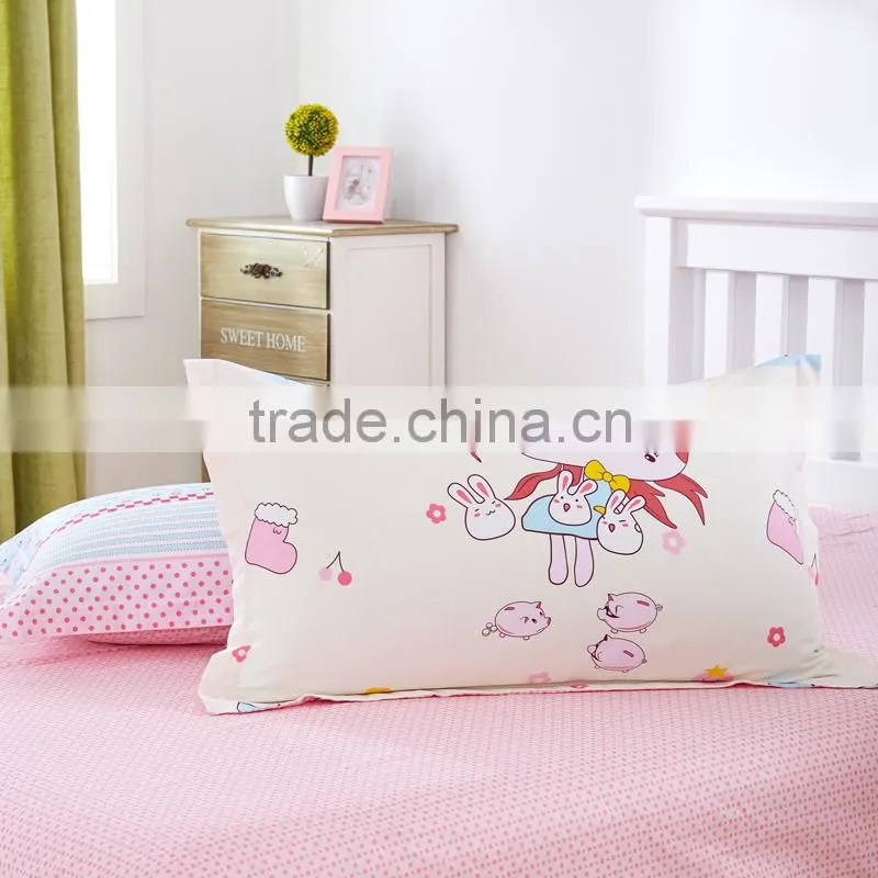Alibaba China cartoon designs bed sheet set home use cotton 4 pcs China flat bed sheet set