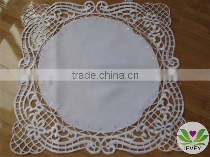 best quality cotton tablecloth hand made tablecloth eyelet embroidery design tablecloth restaurant tablecloth