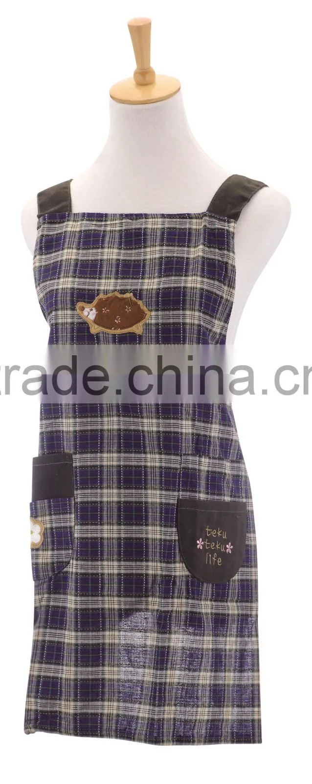 2016 Hot Selling manufacturer custom cotton apron kitchen apron