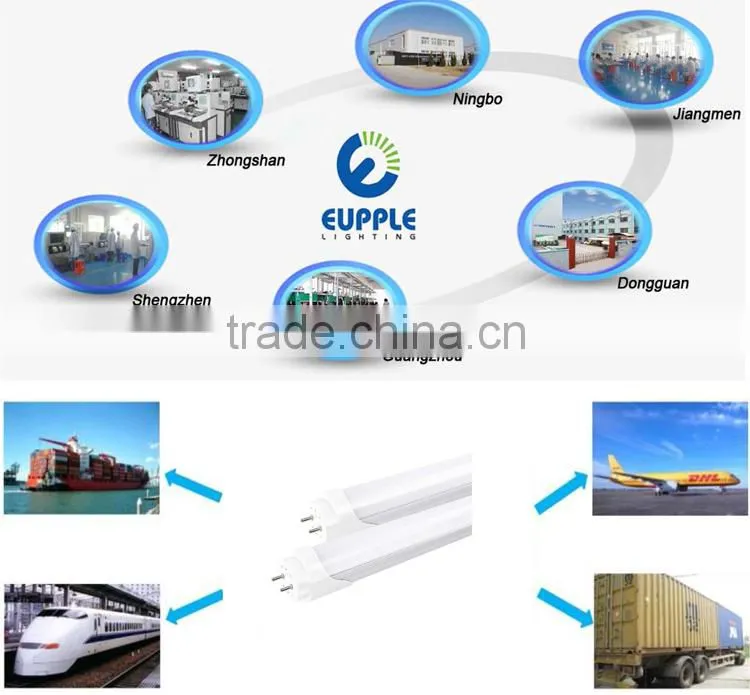 22W 2450lumen 4feet DLC japanese led light tube 24w t8 with internal driver