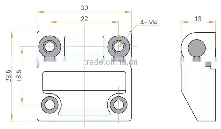 High quality Zinc alloy die-cast hardware fitting hinge for cabinet