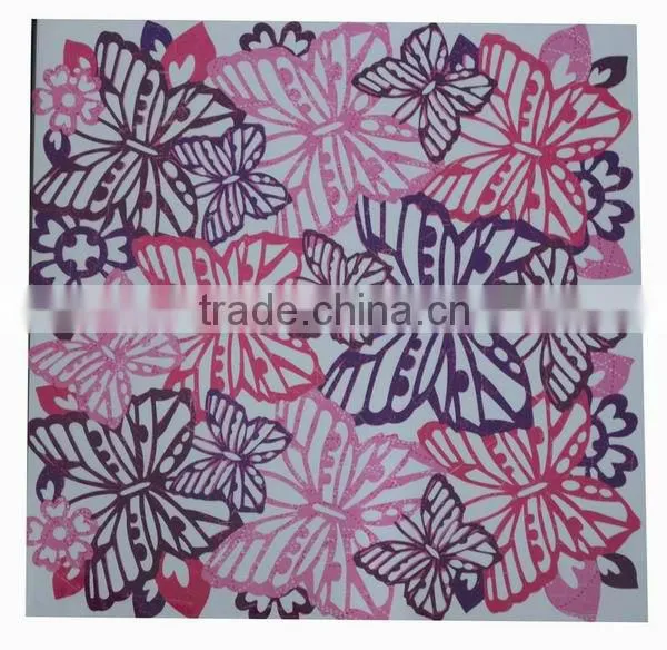 Scrapbooking Paper with die-cut shapes