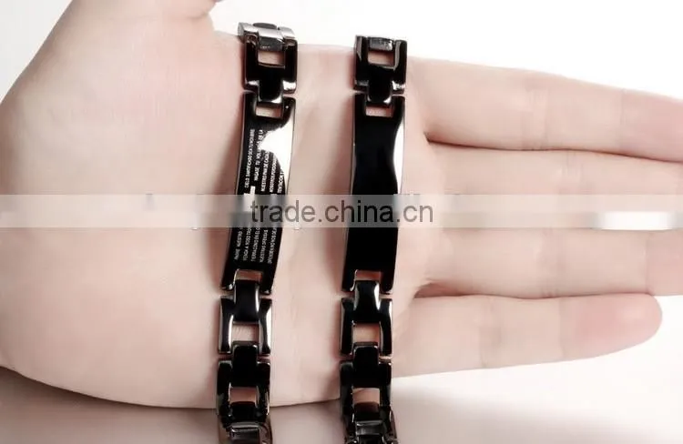 The Spanish cross in the bible the Lord's prayer bracelets corrosion of stainless steel bangles for men