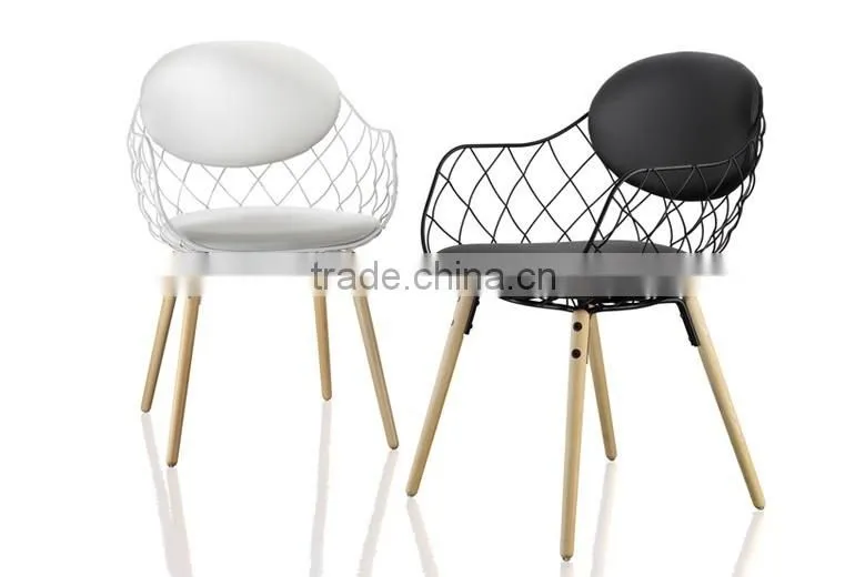 Replica Italian graceful Design wooden frame powder coated wire Jaime Hayon Pina Chair for living room