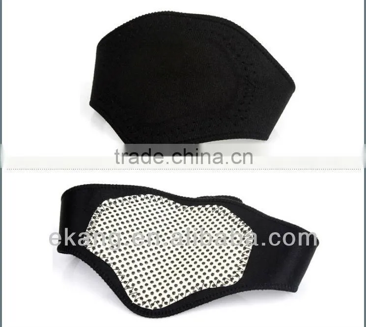 Self-heating massage neck belt