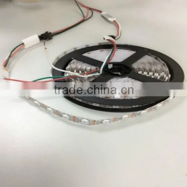 Hot Sale cheap ws2812 30leds DC5v SMD type 5050 waterproof RGB led strip for clothes