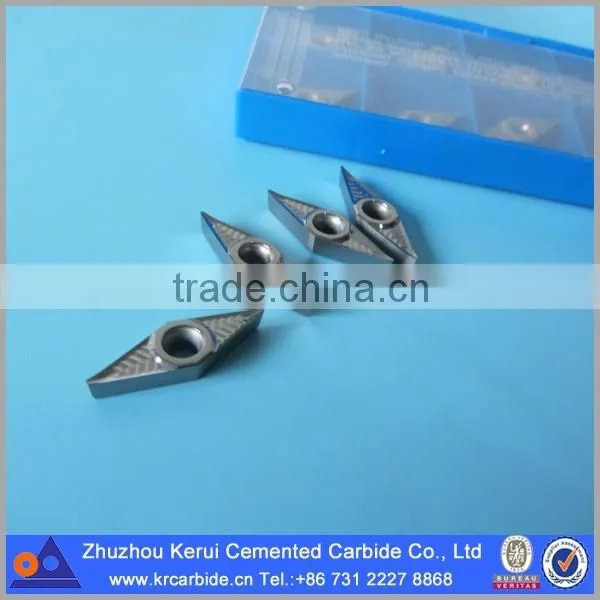 VCGT160404 cnc carbide insert for 6061 aluminum