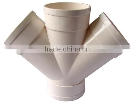 PVC-U Plastic Skew Cross DIN/Bs Plastic Cross