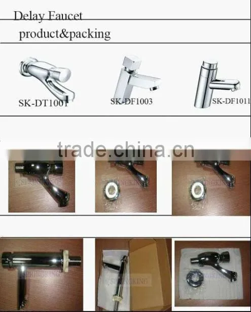 Modern Popular Use Time Delay Water Saving Brass Basin Faucet