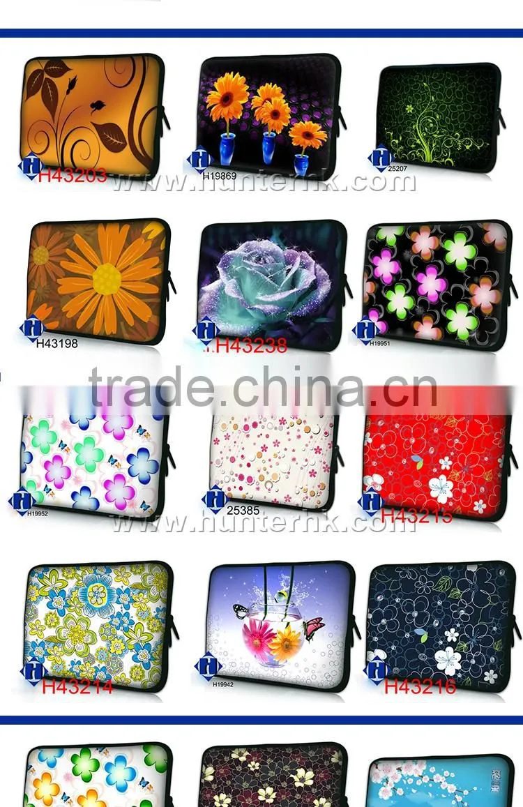 Unique Heart Floral For Laptop Neoprene Case