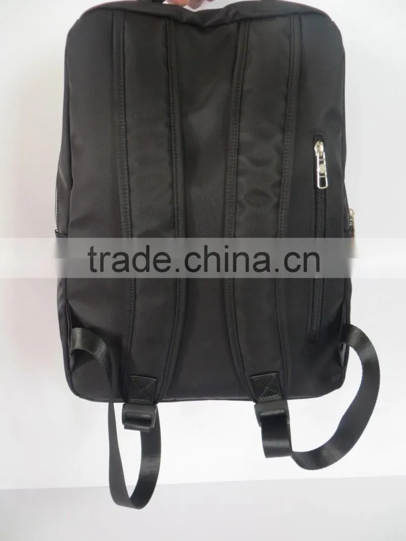 fashion urban waterproof nylon material black men backpack