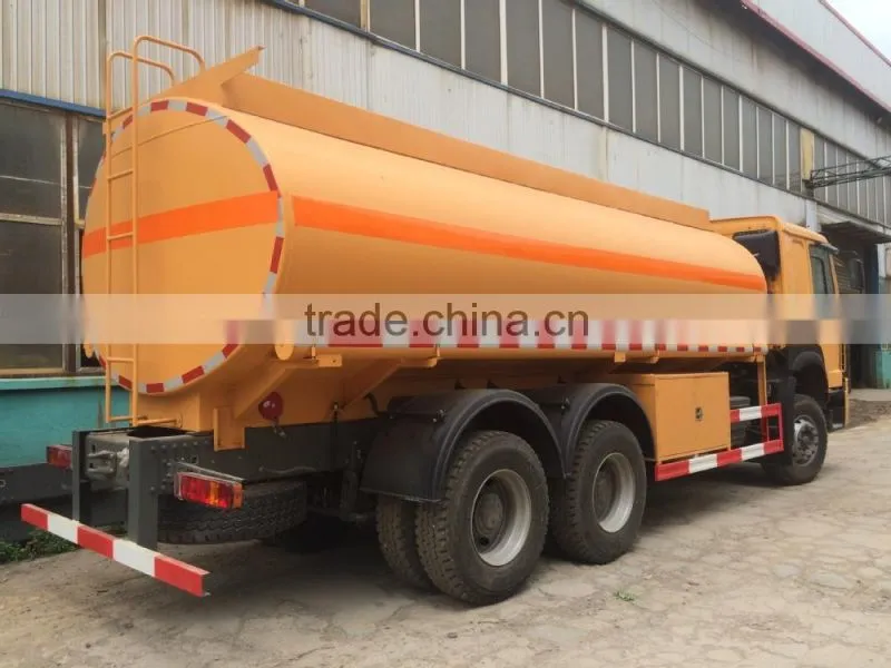 howo 4*2 8cbm oil tank truck fuel tanker