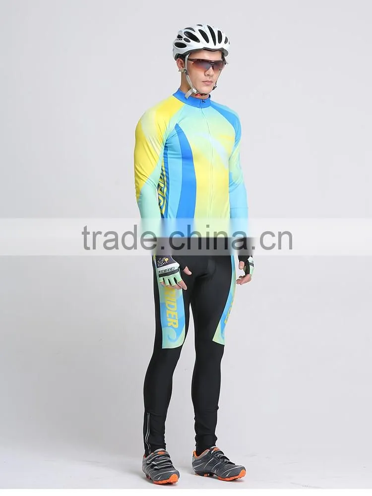 design your own custom sublimation printed cycling wear tights