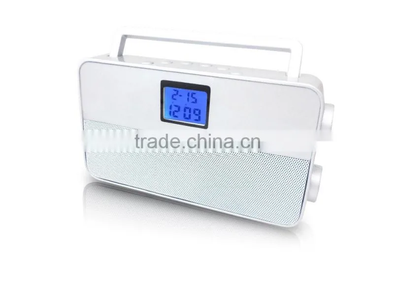 2015 Brand New Unique White Design Portable PLL Radio