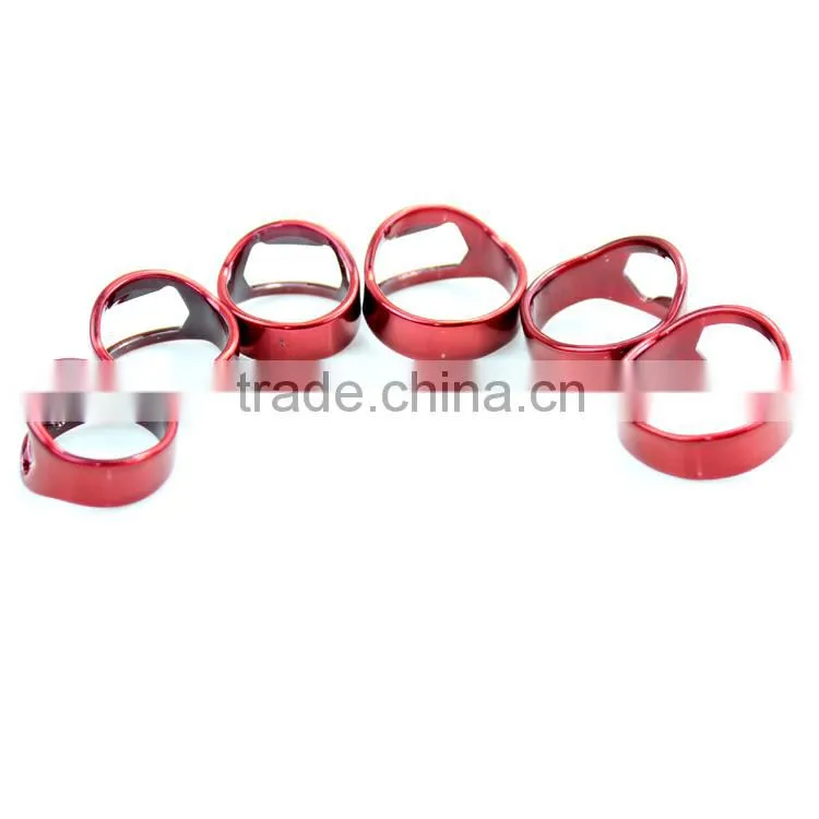 Fashion metal finger ring bottle opener