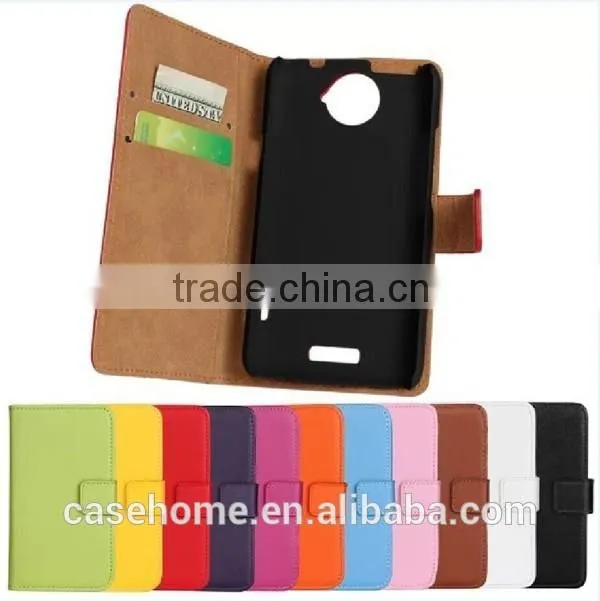 Leather Wallet Stand Card Flip Case Cover For HTC One X