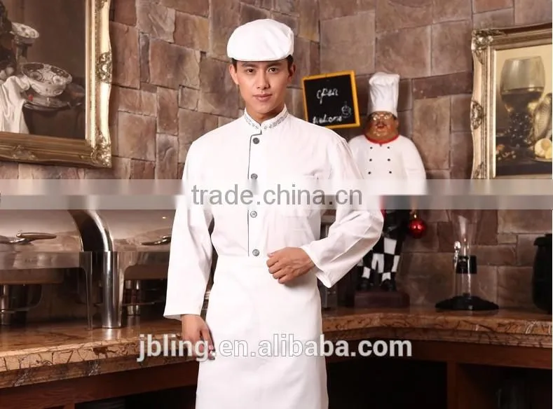 custom fashion high quality chef uniform
