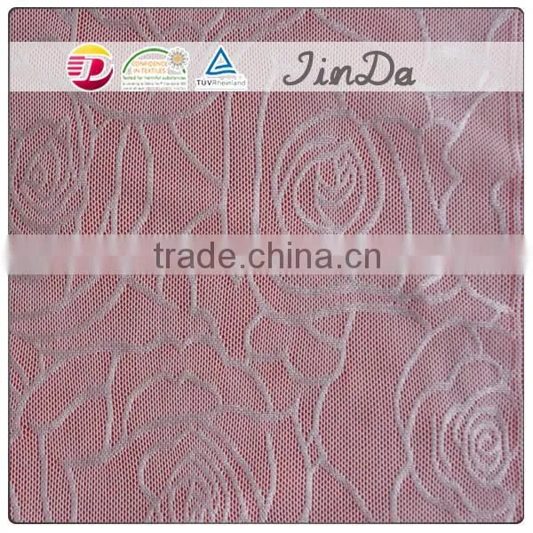 Fashionable white nylon tulle lace for women dress