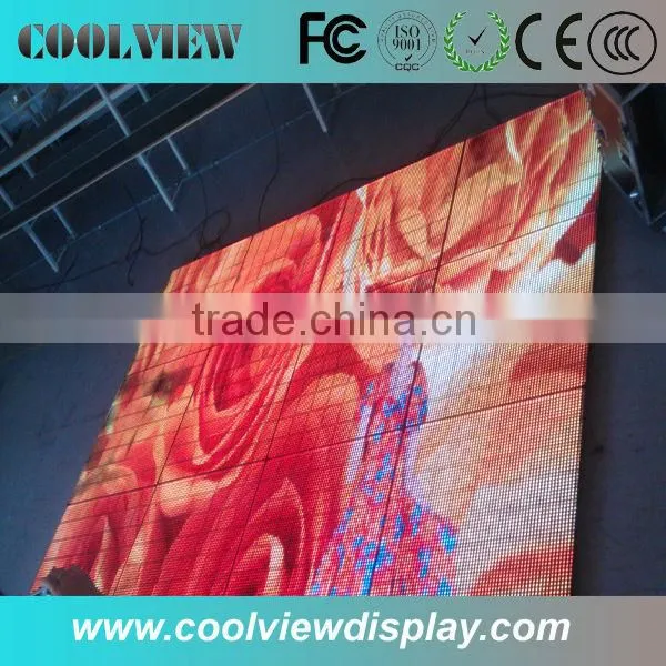 P25 led acrylic dance floor 1000 mm size flight case package