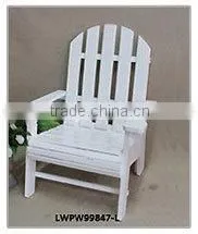 European Rectangle White Zinc Top Wood Table Antique