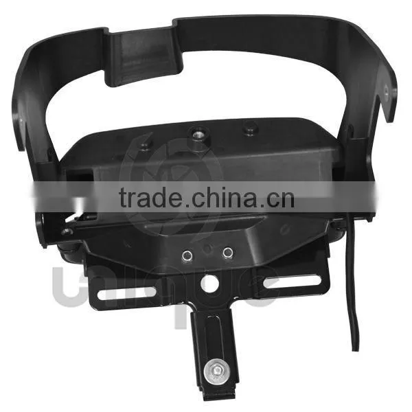 Integrated LED Tri-Bar Tail Light with Smoked Lens and Mounting Bracket for Harley Davidson