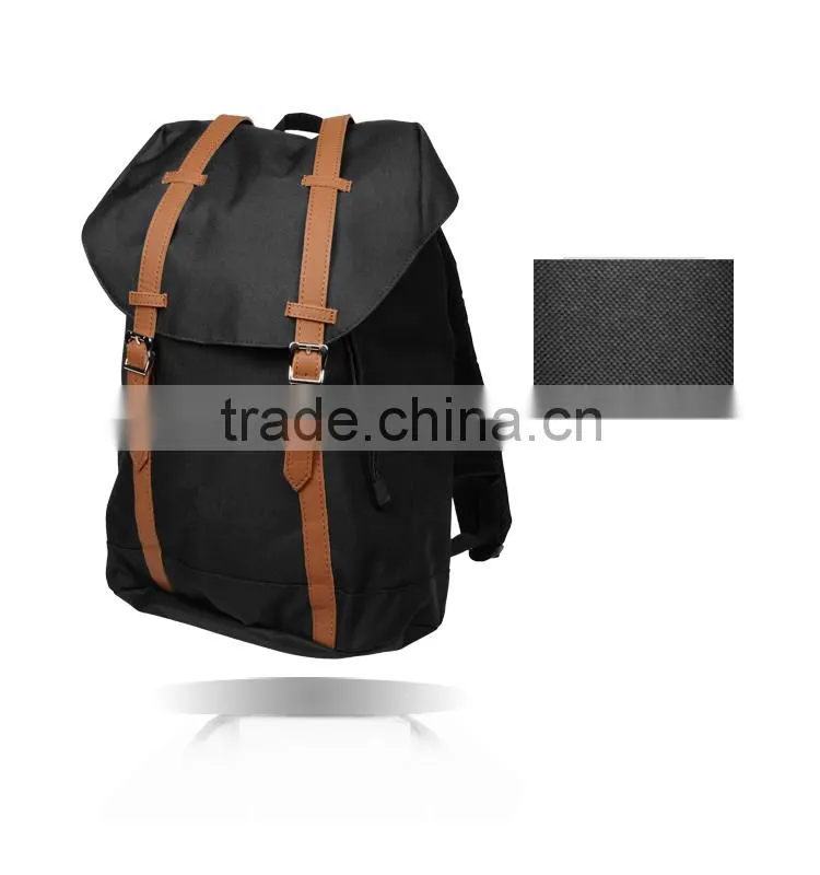 high quality custom 2015 drawstring canvas men backpack
