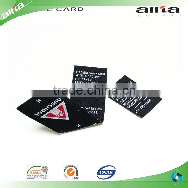China Cheap customized labels clothing labels woven labels for garments