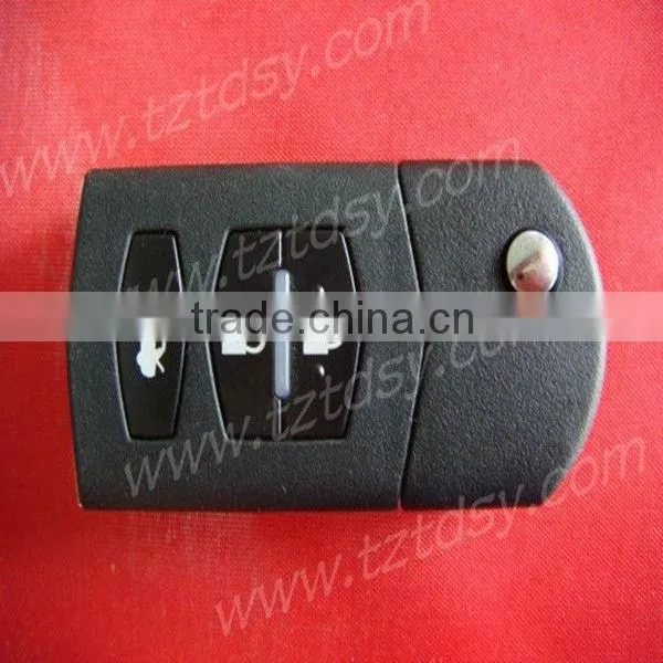 Tongda Hot sale remote car folding key for Mazda 2 button