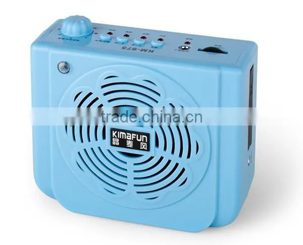 15W easy operation Mini Waistband Amplifier With USB,TF,remote control and reverberation functions