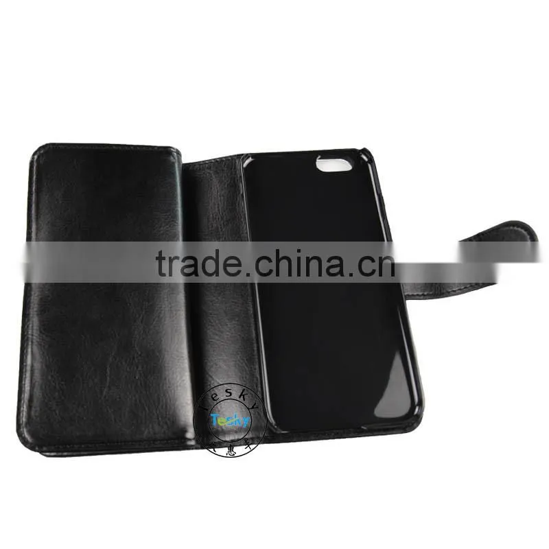 Wholesale high quality wallet leather case for iphone 6