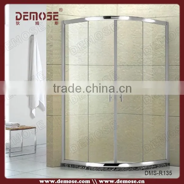 Australia bathroom shower enclosure with seat design DMS-R072 frameless glass shower enclosure