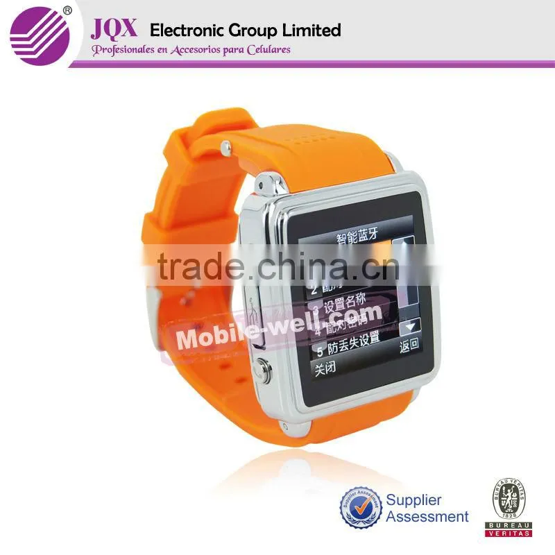 2014 hot selling watch phone latest android hand watch mobile phone MQ558L orange