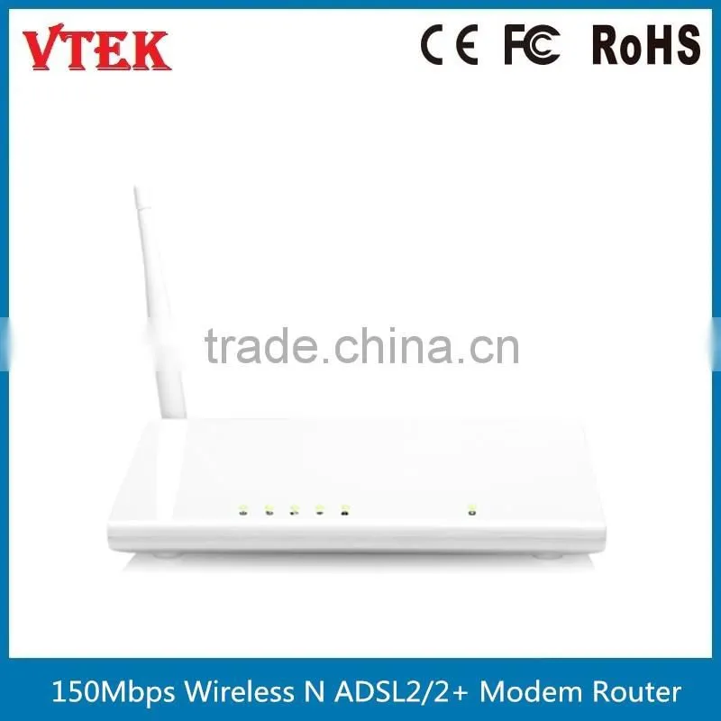 150Mbps Wireless N ADSL2/2+ Modem Router OEM Service for Customized Order