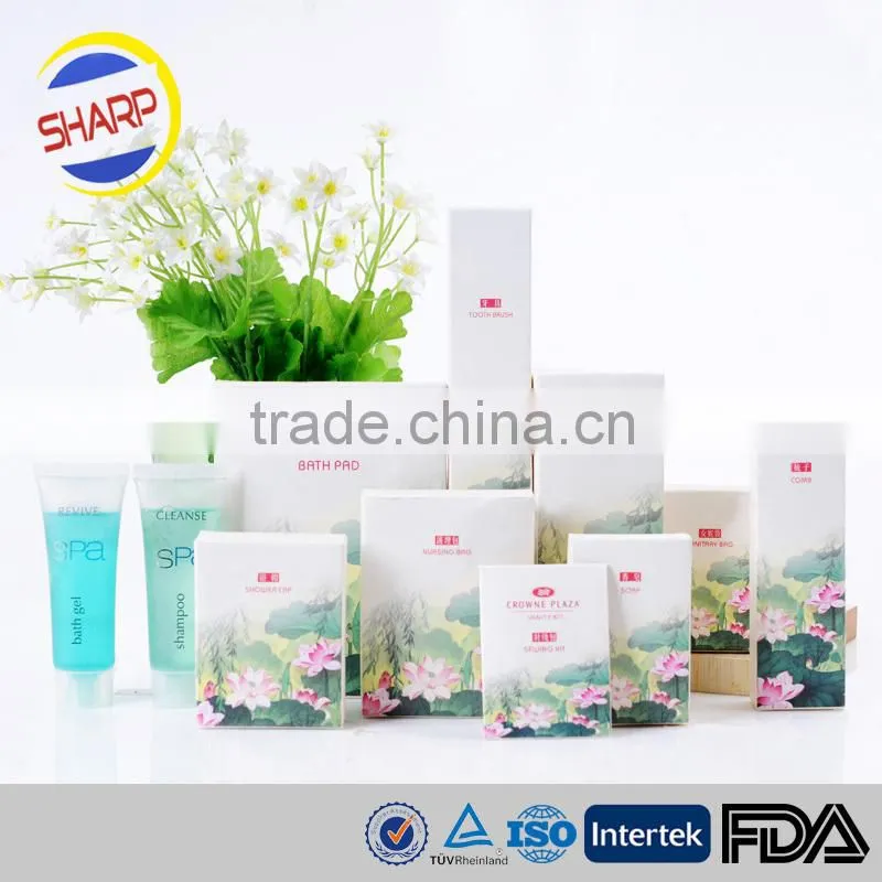 Professional hotel bathroom amenities / hotel guest amenities by several decades years
