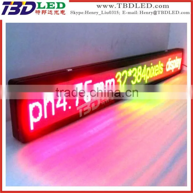 Best image programmable 16 dots full color led sign board