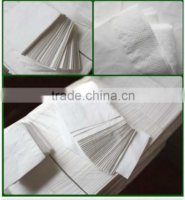 100% Virgin Wood Pulp Bag White Paper Napkin