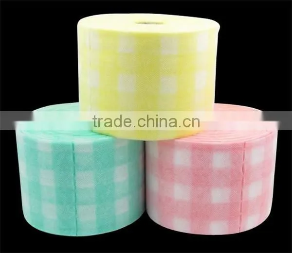 100% cotton spunlace nonwoven cleaning wipes salon towels rolls