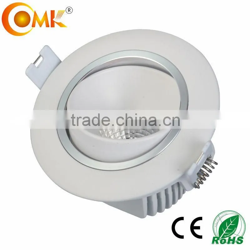Zhongshan Guzhen 10W white round cob led downlight recessed lights housing