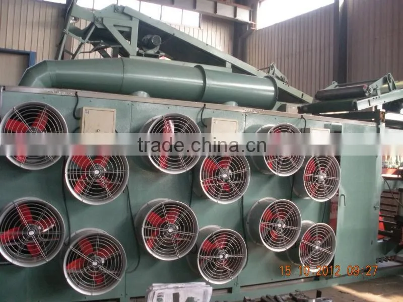 Rubber sheet batch off cooler/ film cooling line