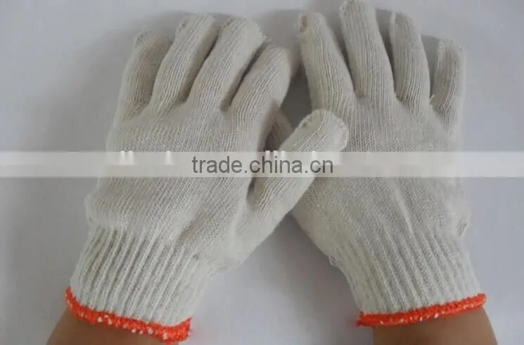 cotton knitting gloves