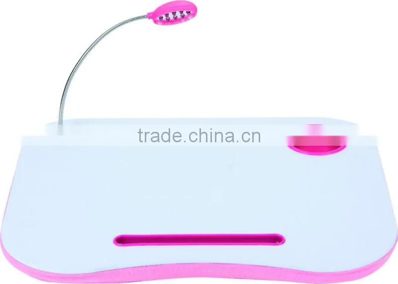 Hot selling Colorful Laptop Desk with lamp